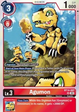 Agumon (BT14-007) (V.1) - Blast Ace