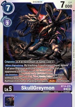 SkullGreymon (BT14-076) - Blast Ace