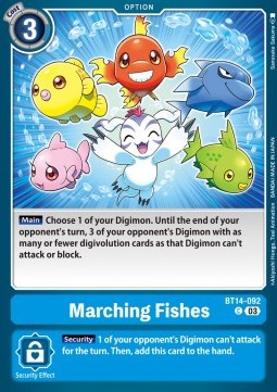 Marching Fishes (BT14-092) - Blast Ace