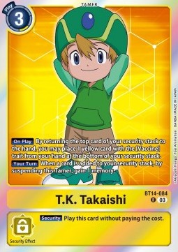 T.K. Takaishi (BT14-084) (V.1) - Blast Ace