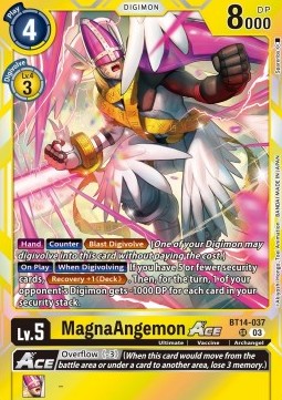 MagnaAngemon Ace (BT14-037) (V.1) - Blast Ace