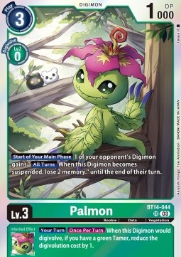 Palmon (BT14-044) (V.1) - Blast Ace
