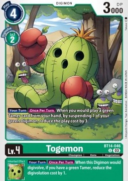Togemon (BT14-046) - Blast Ace