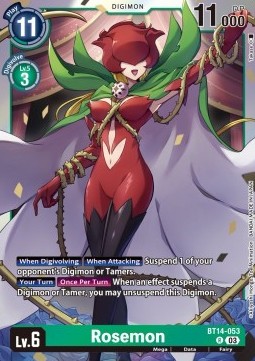 Rosemon (BT14-053) - Blast Ace