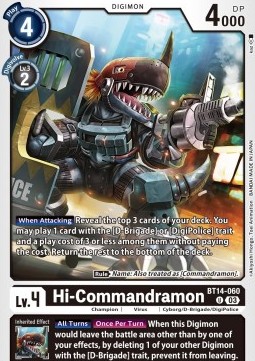 Hi-Commandramon (BT14-060) - Blast Ace