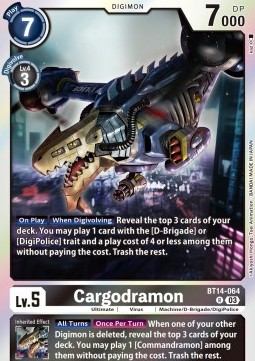 Cargodramon (BT14-064) - Blast Ace