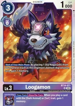 Loogamon (BT14-071) (V.1) - Blast Ace