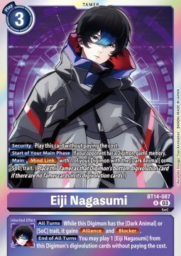 Eiji Nagasumi (BT14-087) (V.1) - Blast Ace