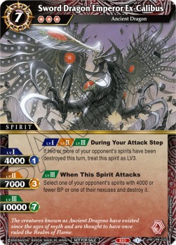 Sword Dragon Emperor Ex-Calibus (V.1 - Promo) - Promos
