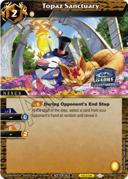 Topaz Sanctuary - Organized Play 2023 Promos