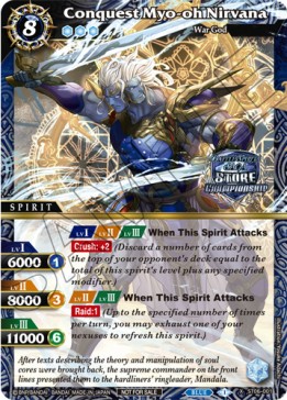 Conquest Myo-oh Nirvana - Organized Play 2023 Promos