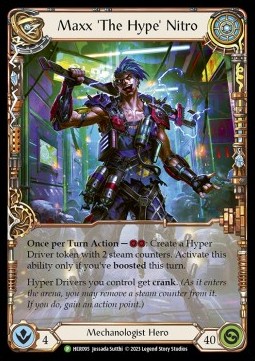 Maxx 'The Hype' Nitro (Rainbow Foil) - Hero Promos