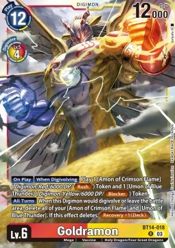 Goldramon (BT14-018) - Blast Ace