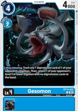 Gesomon (BT14-022) - Blast Ace