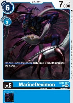 MarineDevimon (BT14-027) - Blast Ace