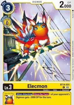 Elecmon (BT14-031) - Blast Ace