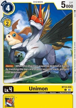 Unimon (BT14-035) - Blast Ace