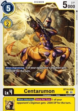 Centarumon (BT14-036) - Blast Ace