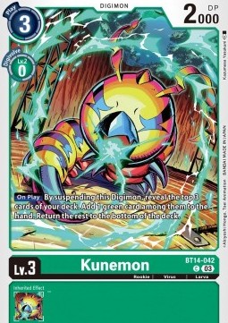 Kunemon (BT14-042) - Blast Ace