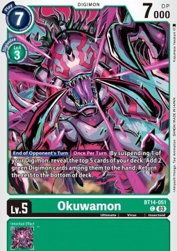 Okuwamon (BT14-051) - Blast Ace