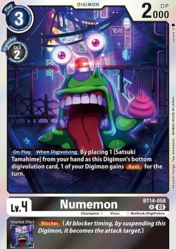 Numemon (BT14-058) - Blast Ace