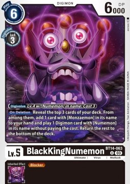 BlackKingNumemon (BT14-063) - Blast Ace