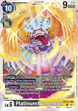PlatinumNumemon (BT14-066) - Blast Ace
