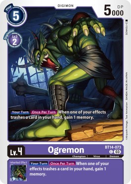 Ogremon (BT14-073) - Blast Ace