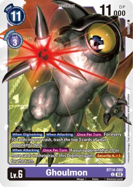 Ghoulmon (BT14-080) - Blast Ace