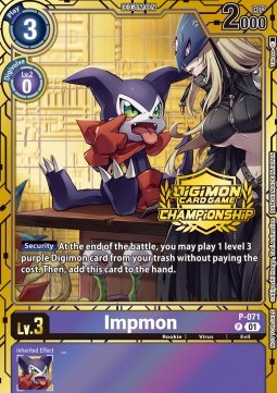 Impmon (P-071) - Championship 2023 Promos