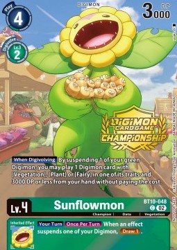 Sunflowmon (BT10-048) - Championship 2023 Promos