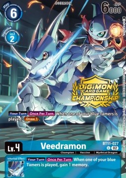 Veedramon (BT11-027) - Championship 2023 Promos