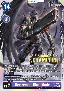 Beelzemon: Blast Mode (ST14-10) - Championship 2023 Promos