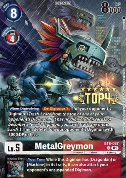 MetalGreymon (BT8-067) - Championship 2023 Promos