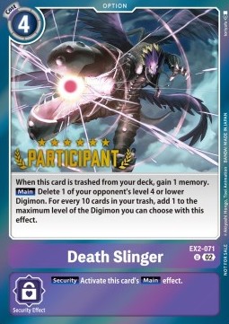 Death Slinger (EX2-071) - Championship 2023 Promos
