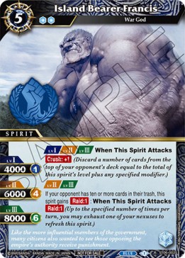 Island Bearer Francis (V.1 - Rare) - Organized Play 2023 Promos