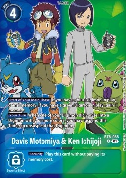 Davis Motomiya & Ken Ichijoji (BT8-088) - Tamer Party Event Promos