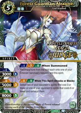 Forest Guardian Alraune - Judge Promos