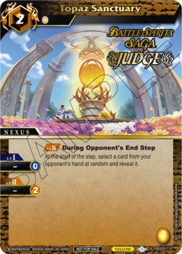 Topaz Sanctuary - Judge Promos