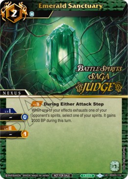 Emerald Sanctuary - Judge Promos