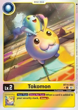 Tokomon (BT14-003) (V.2) - Promos: Blast Ace