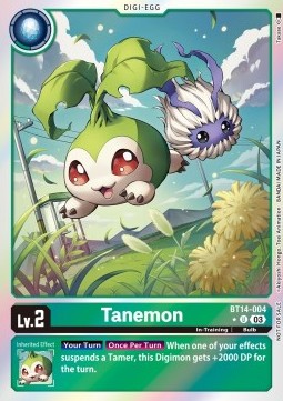Tanemon (BT14-004) (V.2) - Promos: Blast Ace