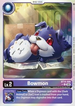 Bowmon (BT14-006) (V.2) - Promos: Blast Ace
