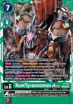 RustTyrannomon Ace (P-113) - Promos