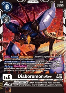 Diaboromon Ace (P-114) - Promos