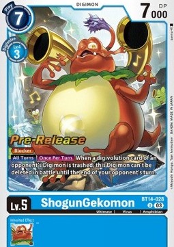 ShogunGekomon (BT14-028) - Promos: Blast Ace