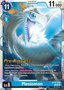 Plesiomon (BT14-029) - Promos: Blast Ace