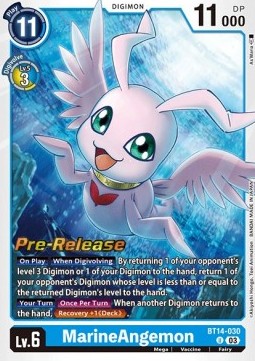MarineAngemon (BT14-030) - Promos: Blast Ace