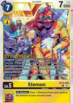 Etemon (BT14-038) - Promos: Blast Ace