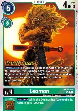 Leomon (BT14-048) - Promos: Blast Ace